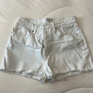 Lucky Brand Cutoff Jean Shorts - White - Size 8/29
